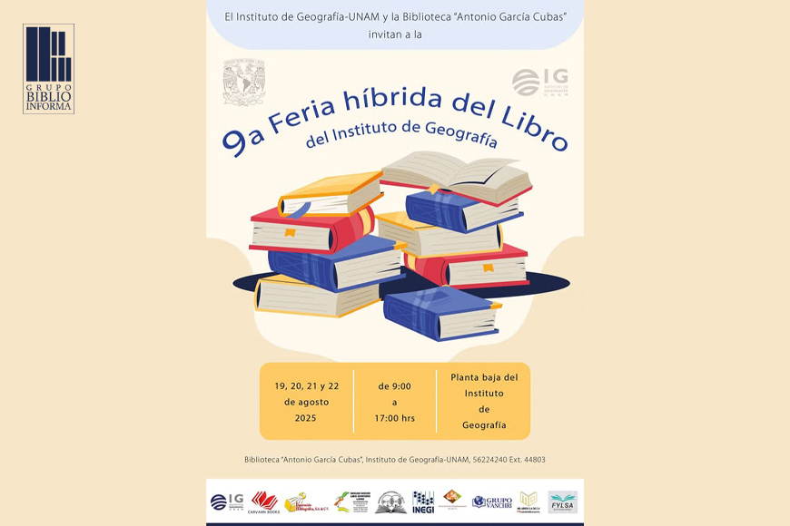 9a Feria Híbrida del Libro del Instituto de Geografía