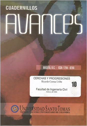 CUADERNILLOS AVANCES 10 FACULTAD INGENIERIA CIVIL | Biblioinforma