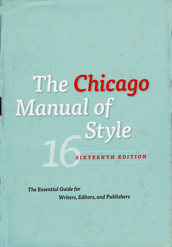#Biblioinforma | THE CHICAGO MANUAL OF STYLE