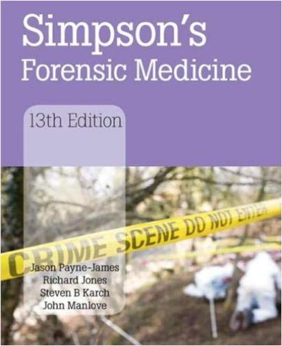 #Biblioinforma | SIMPSON'S FORENSIC MEDICINE