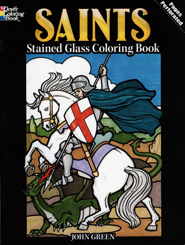 SAINTS STAINED GLASS COLORING BOOK