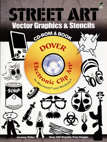 STREET ART VECTOR GRAPHICS & STENCILS CD ROM AND BOOK