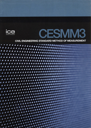 CESMM3 CIVIL ENGINEERING STANDARD METHOD OF MEASUREMENT