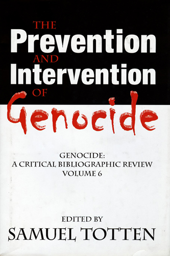 #Biblioinforma | THE PREVENTION AND INTERVENTION OF GENOCIDE