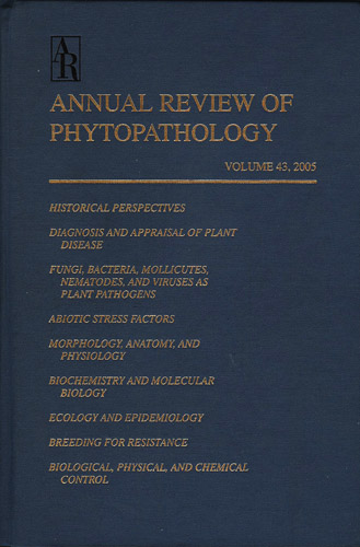 #Biblioinforma | ANNUAL REVIEW OF PHYTOPATHOLOGY