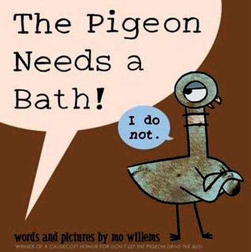 #Biblioinforma | THE PIGEON NEEDS A BATH