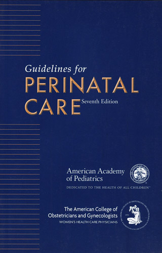 GUIDELINES FOR PERINATAL CARE