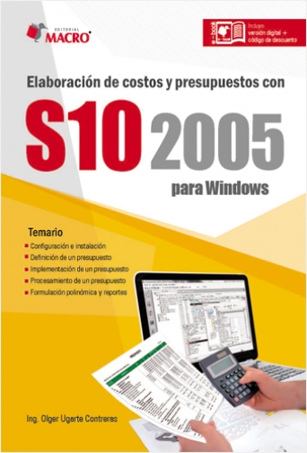#Biblioinforma | ELABORACIÓN DE COSTOS Y PRESUPUESTOS CON S10 2005 PARA WINDOWS