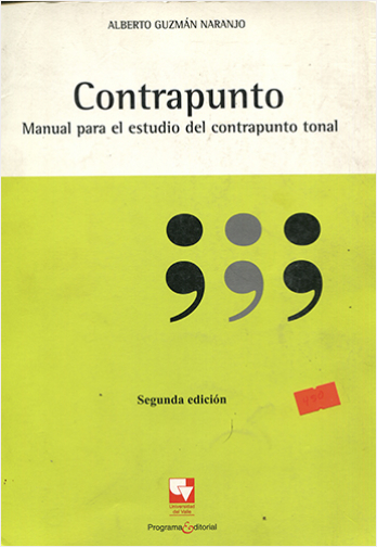 CONTRAPUNTO. MANUAL PARA EL ESTUDIO DEL CONTRAPUNTO TONAL 2da EDICION | Biblioinforma