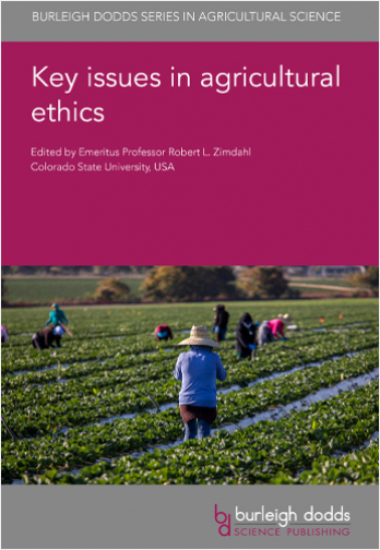Key issues in agricultural ethics