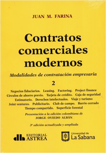 #Biblioinforma | CONTRATOS COMERCIALES MODERNOS, 2 TOMOS